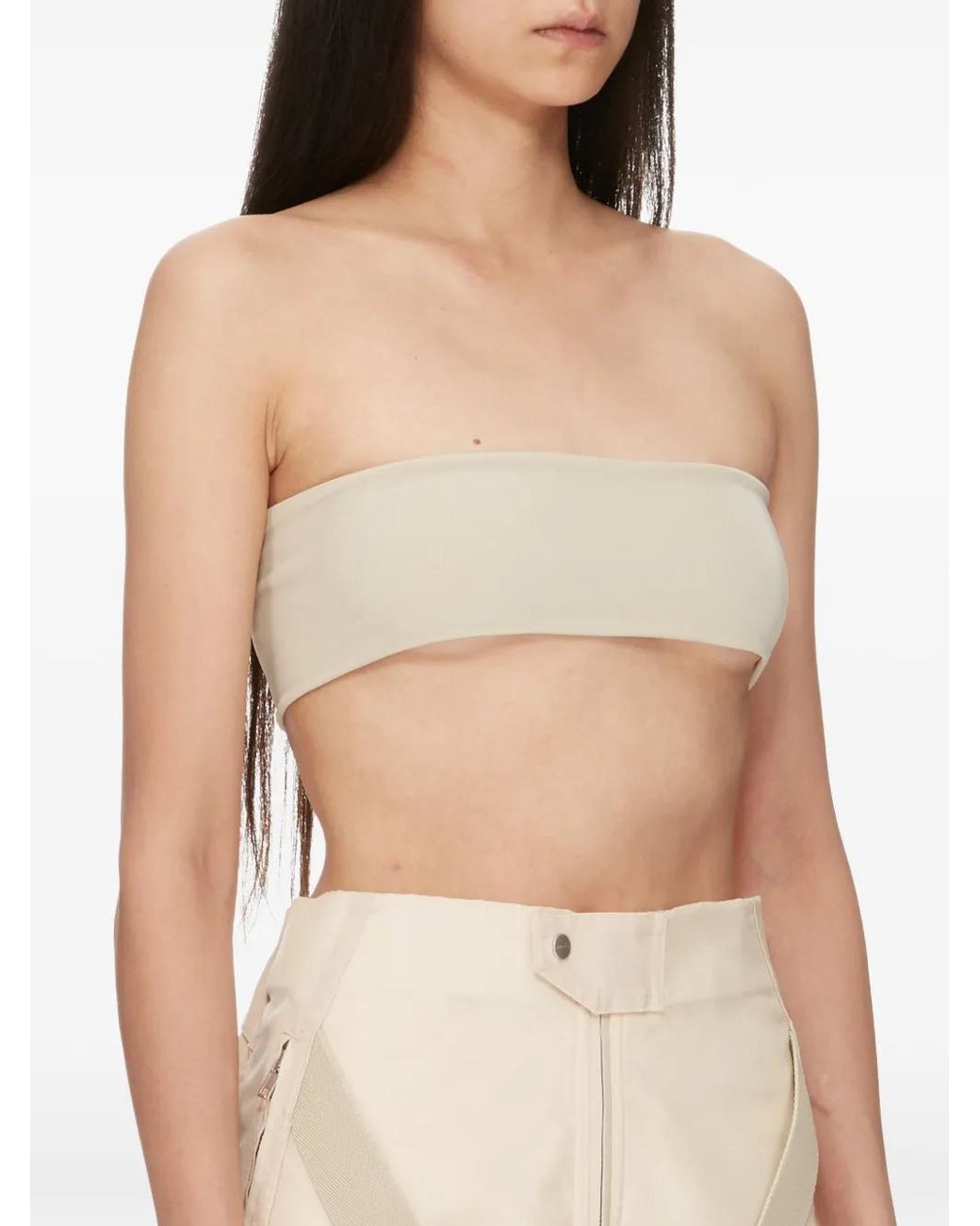 Rick Owens Natural Temple Bandeau Top