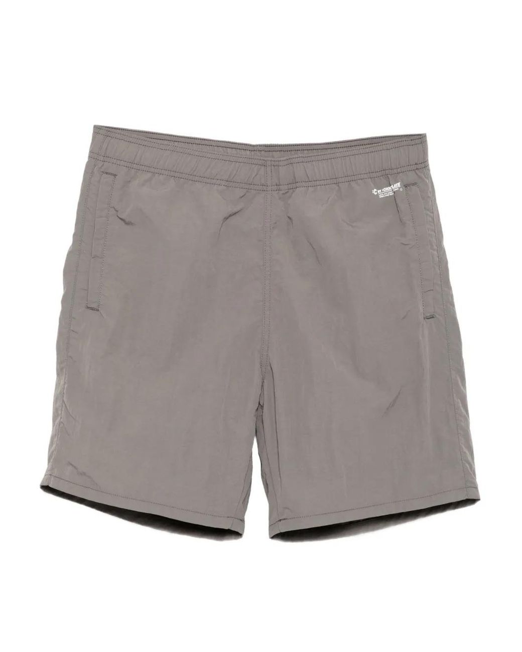 Chocoolate Gray Elastic Shorts for men