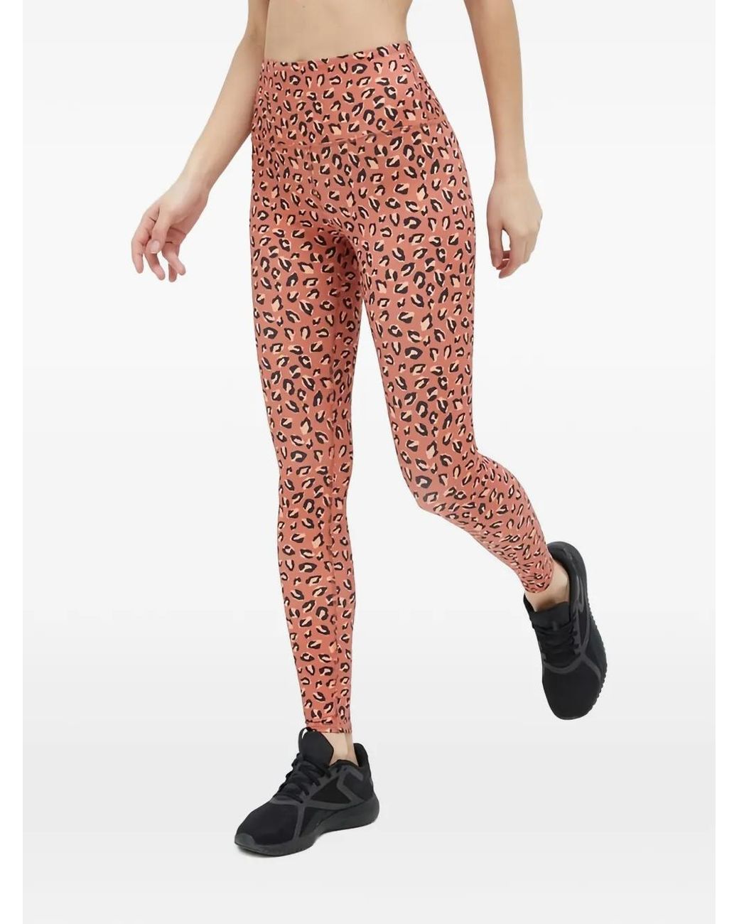 Billabong Red Leopard-Print Leggings