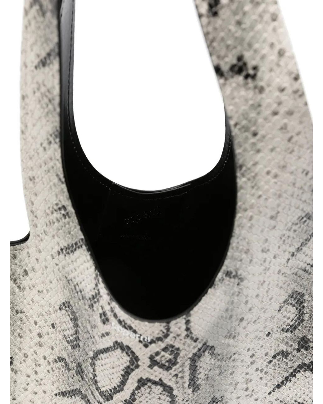 Borsa Tote Heart Mini di Coperni in White