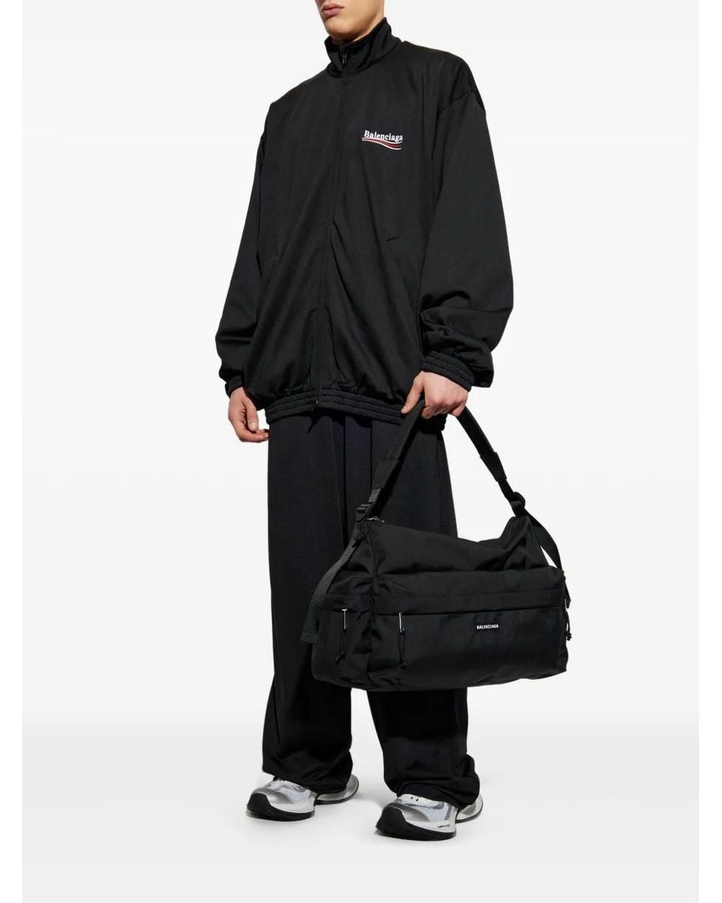 Balenciaga Black Zip-Up Jacket for men