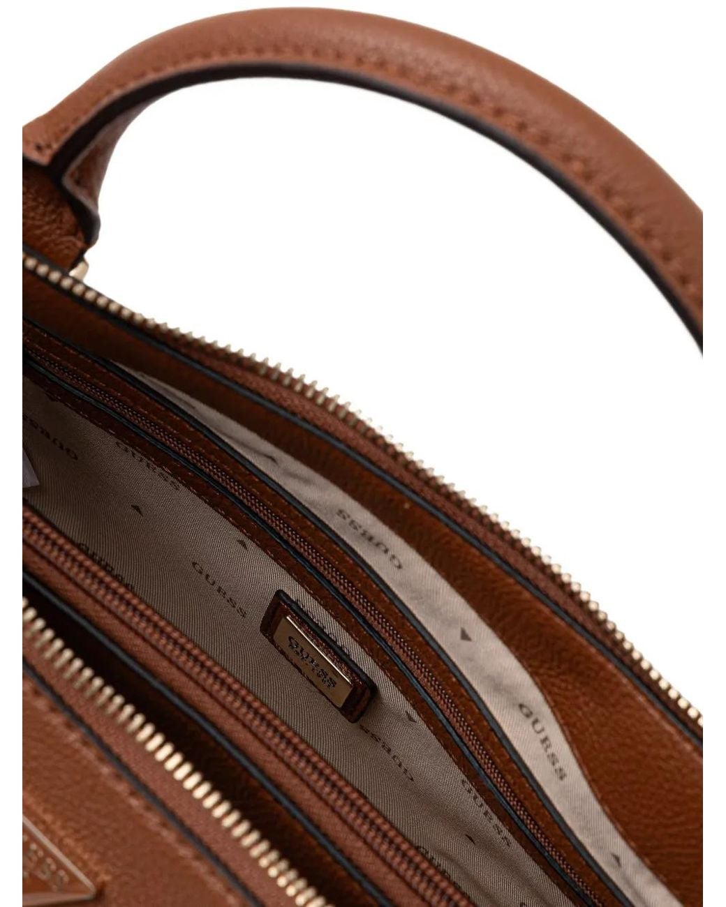 Guess Brown Evie Charms Appliquè Handbag