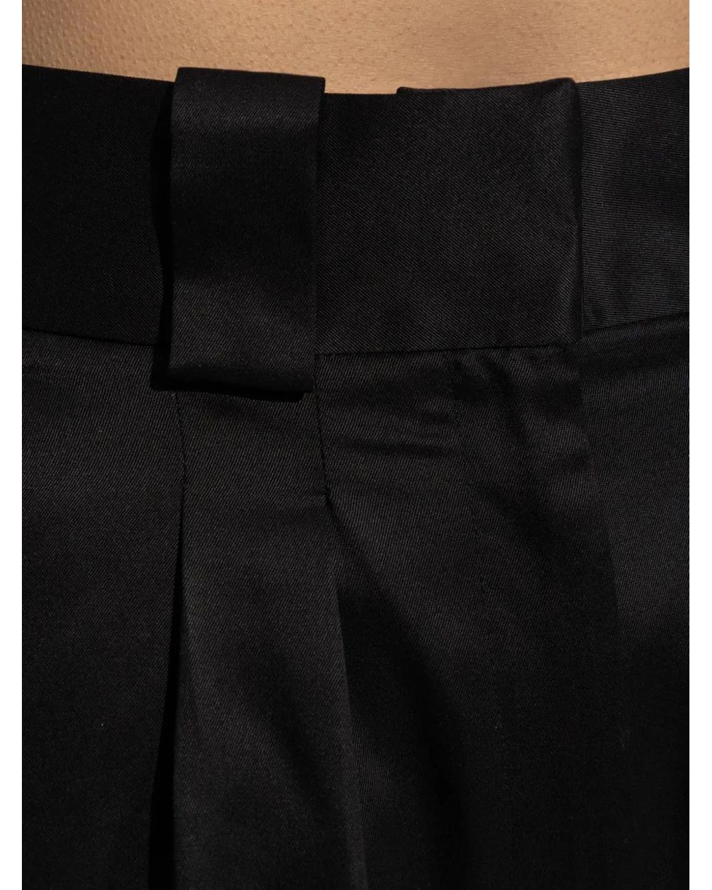 IRO Black Satin Trousers