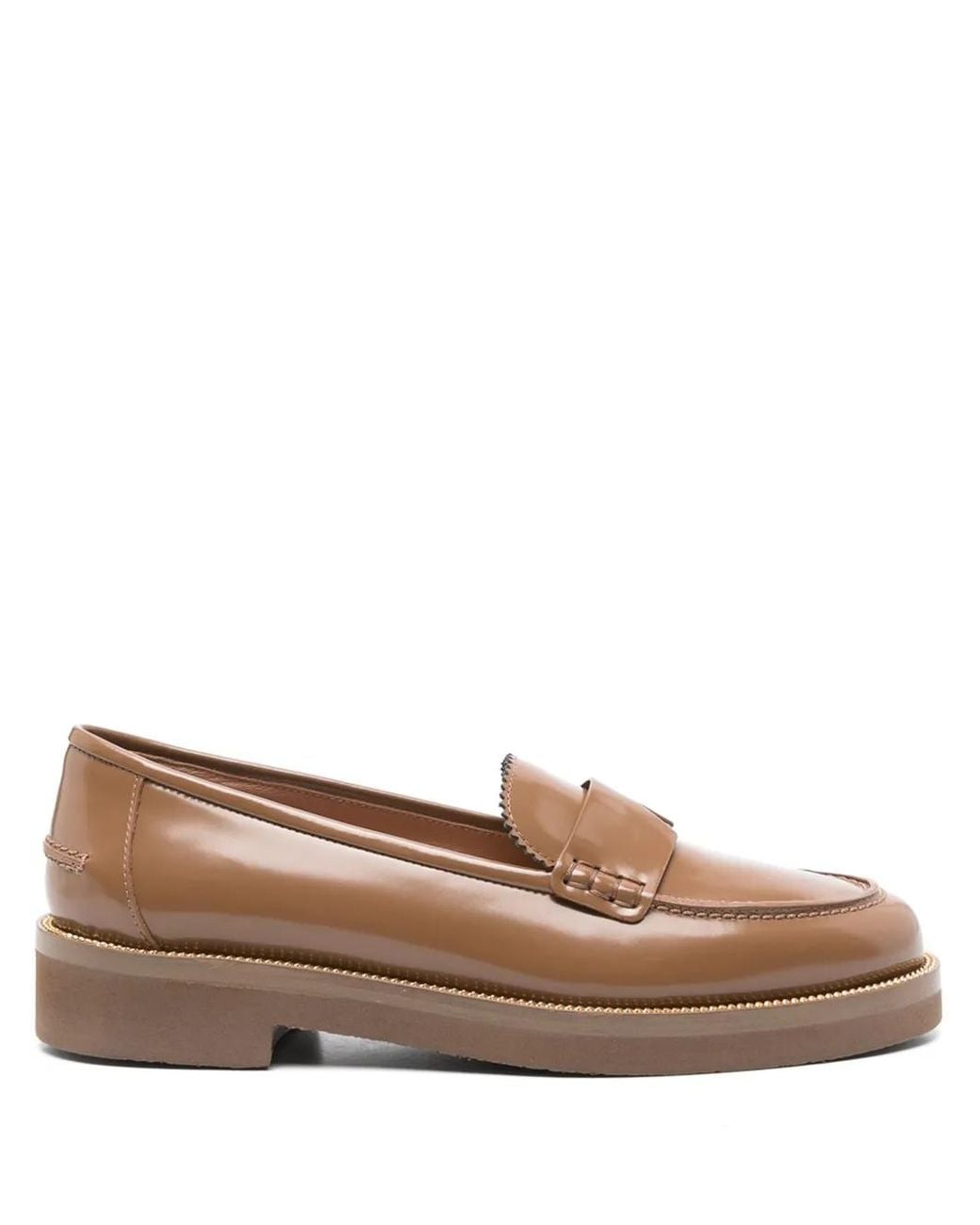 Aquazzura Brown Aqua Loafer