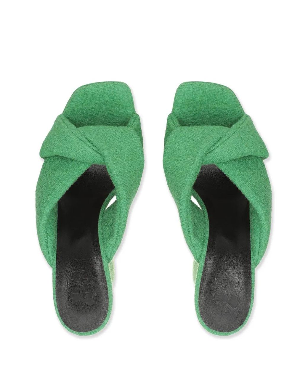 Sergio Rossi Green Si Rossi Platform Sandals
