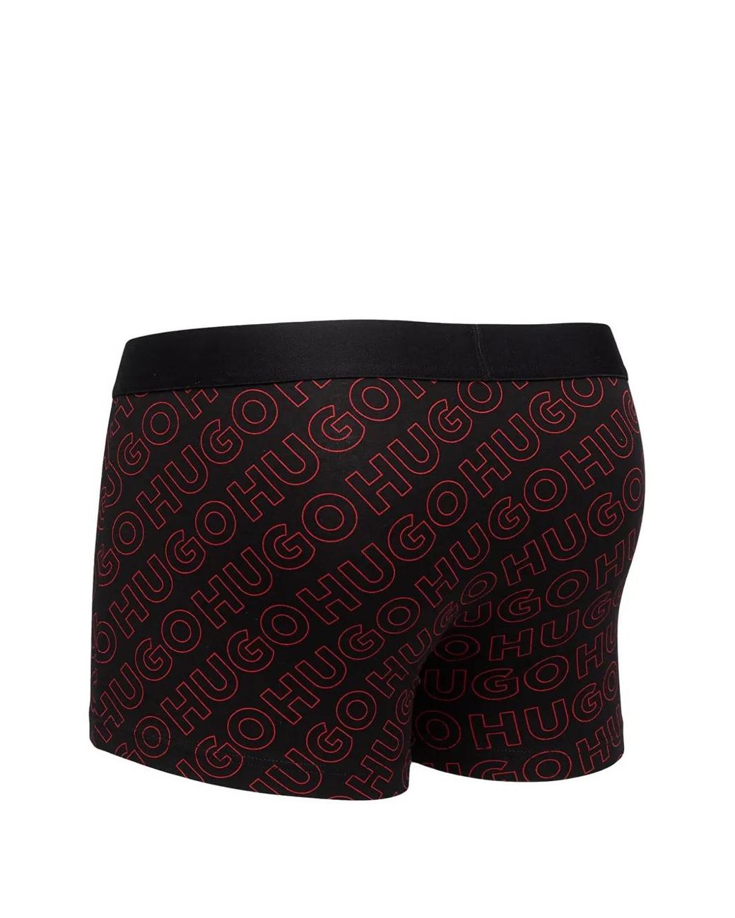 HUGO Red Logo-Print Trunks for men