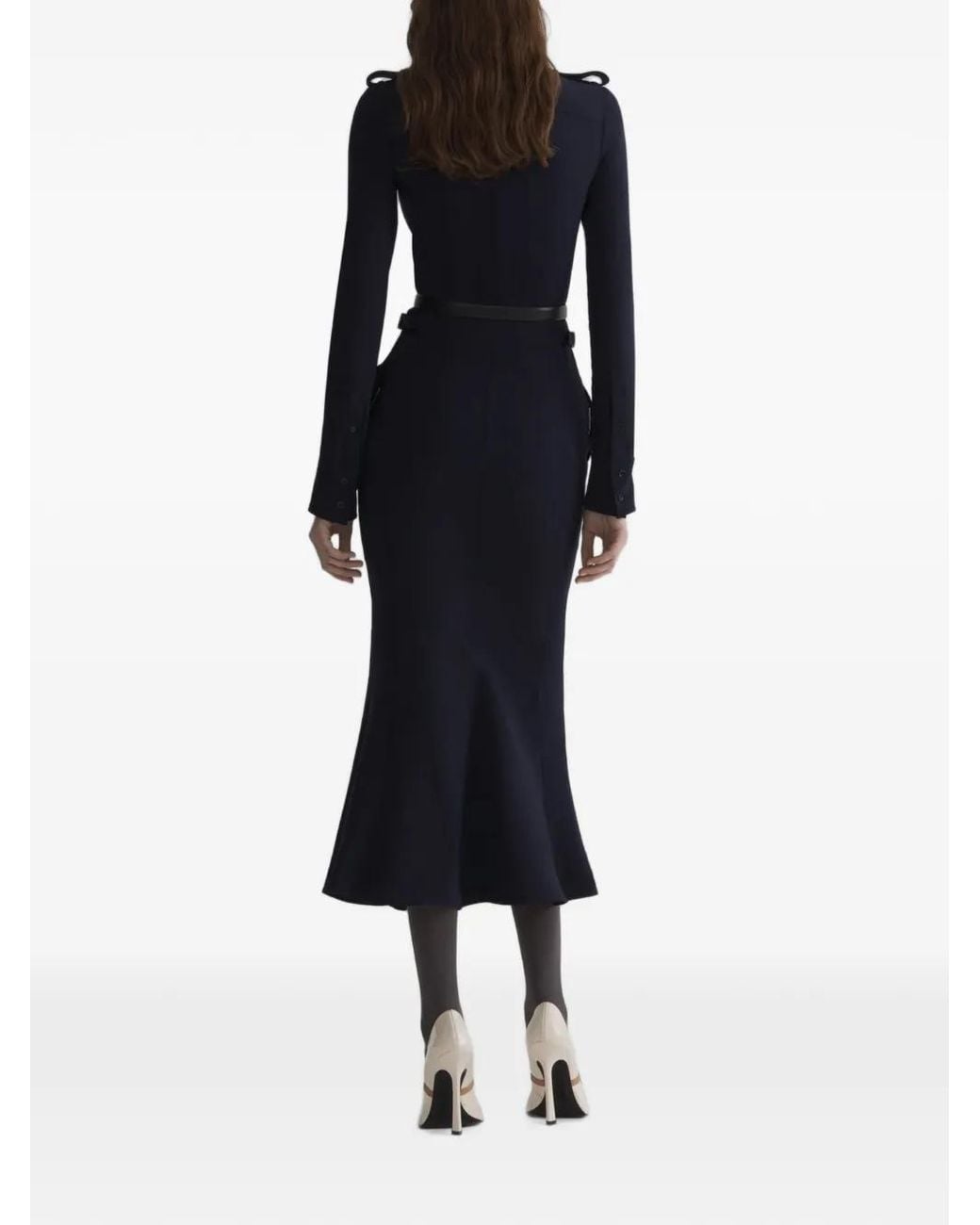 Mugler Blousejurk in het Black