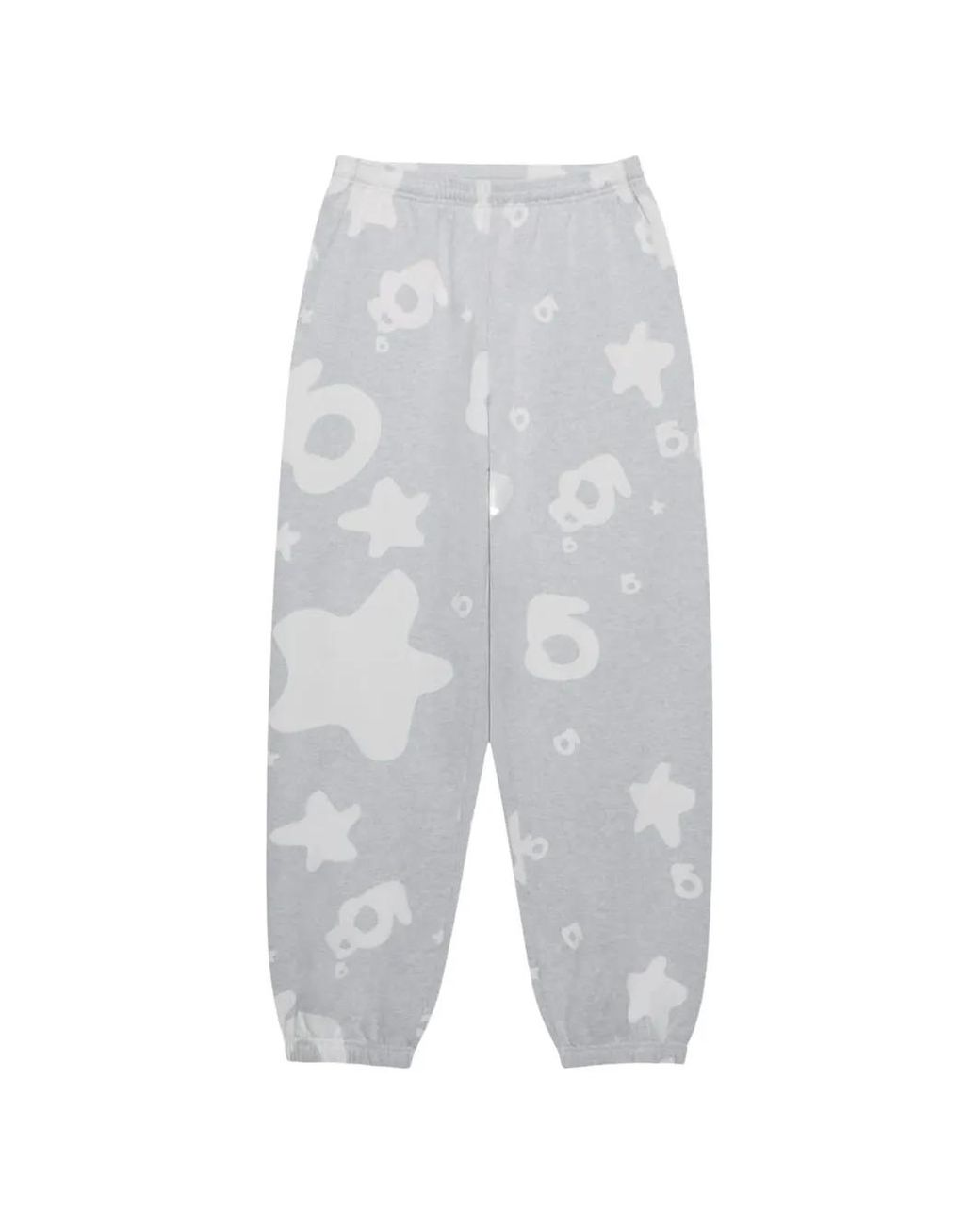 Sp5der White Beluga V2 Star-Print Track Pants for men