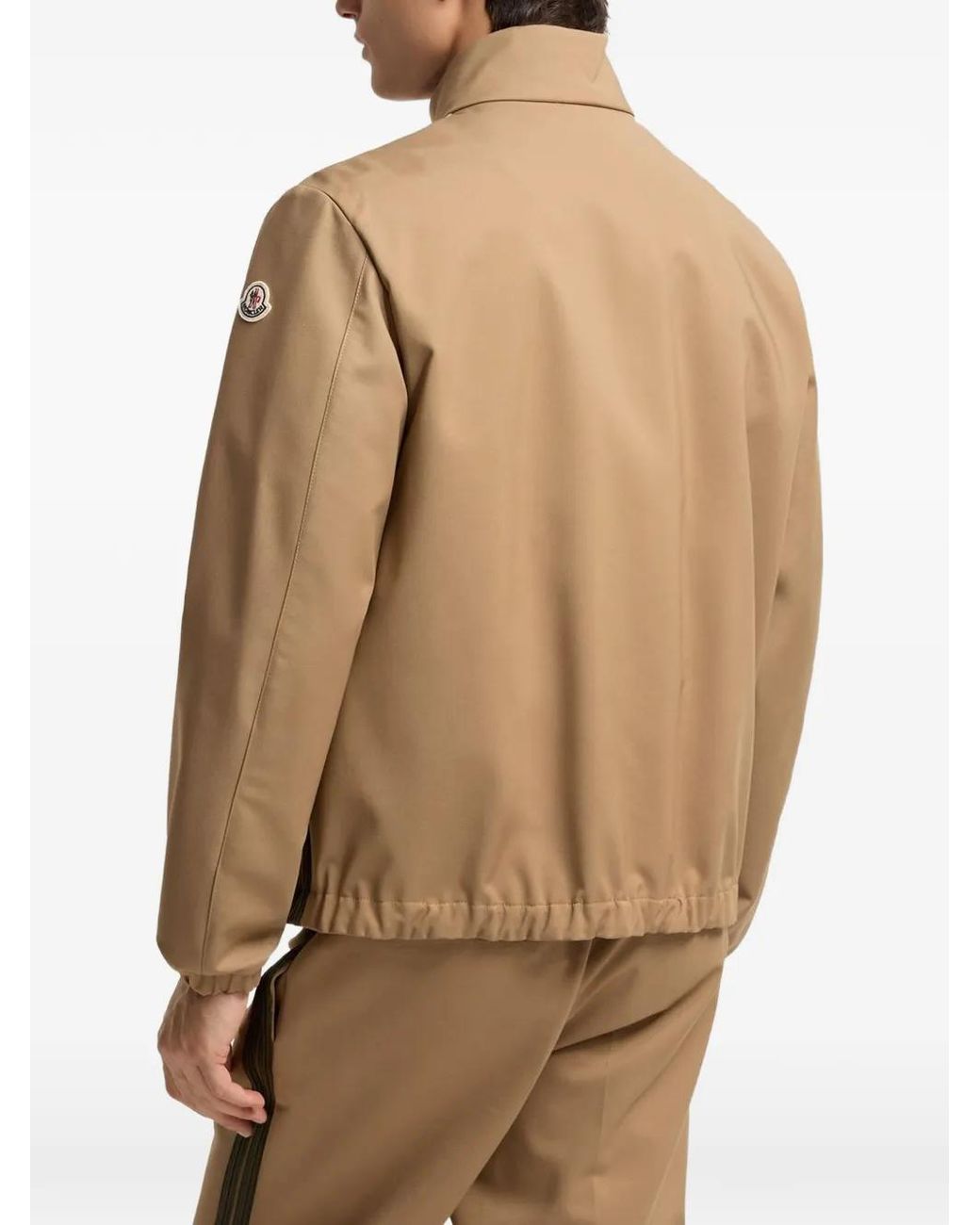 Moncler Natural Fourioun Cotton Blend Short Jacket for men