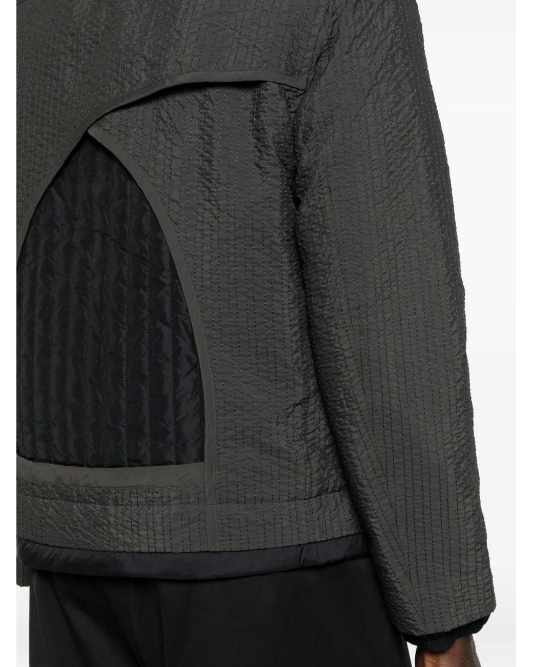 Craig Green Black Veste À Design Matelassé for men