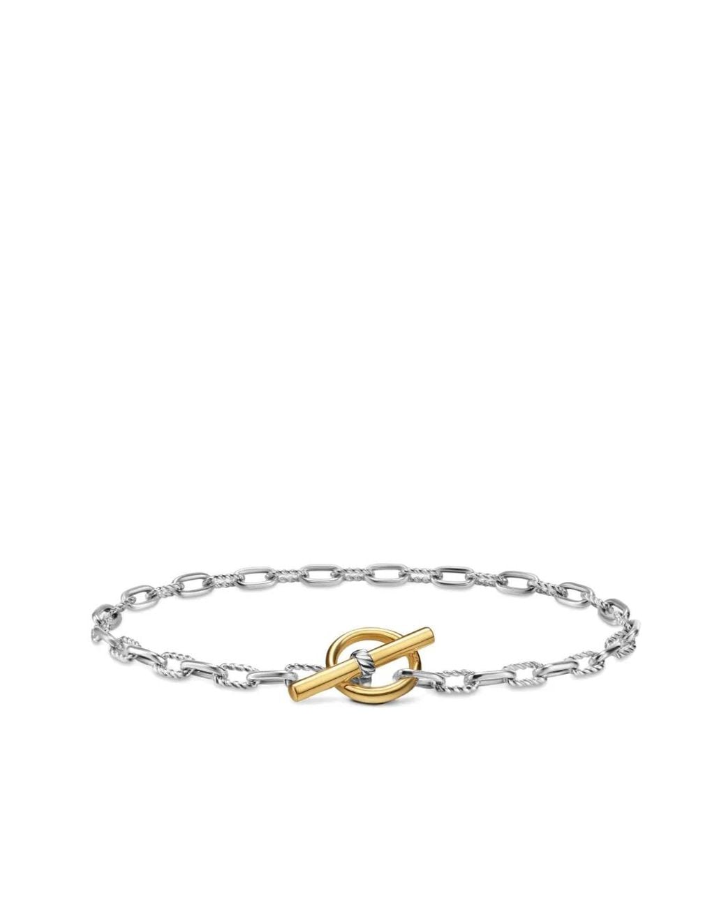 David Yurman White Sterling Dy Madison Bracelet
