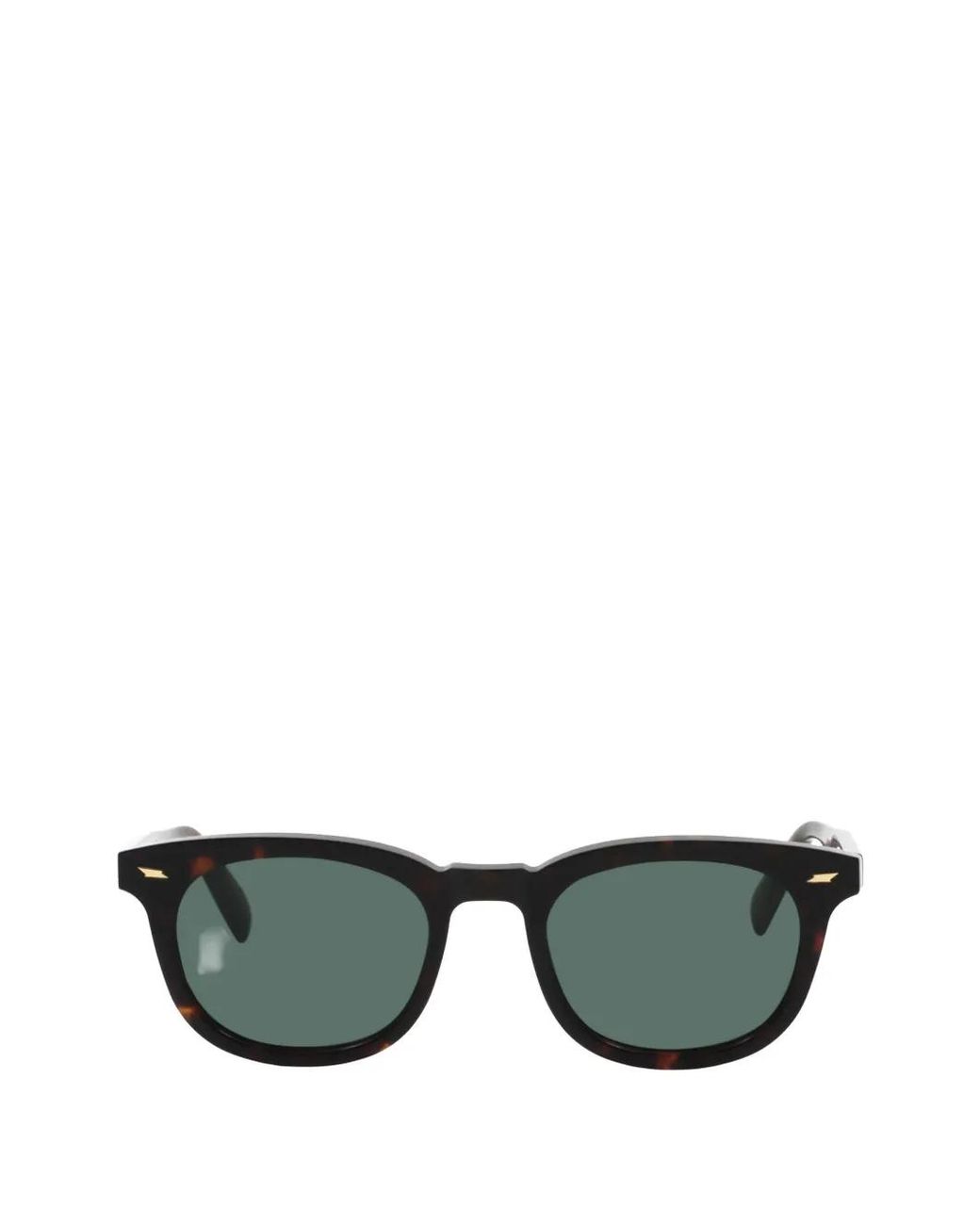 Gast Green Beryl Round-Frame Sunglasses