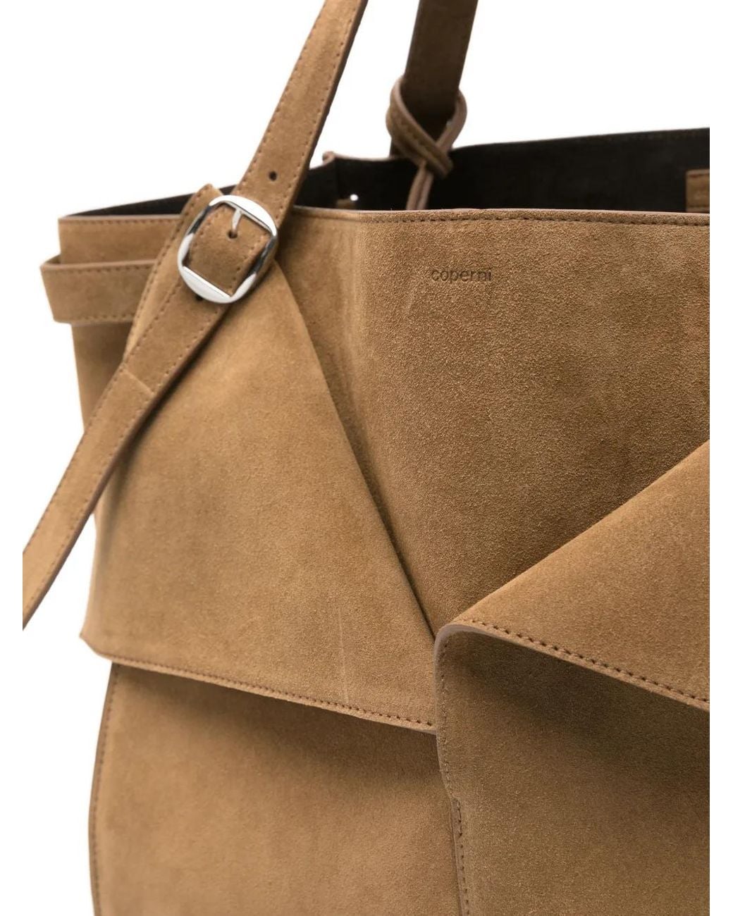 Bolso Shopper Plegable Coperni de color Brown