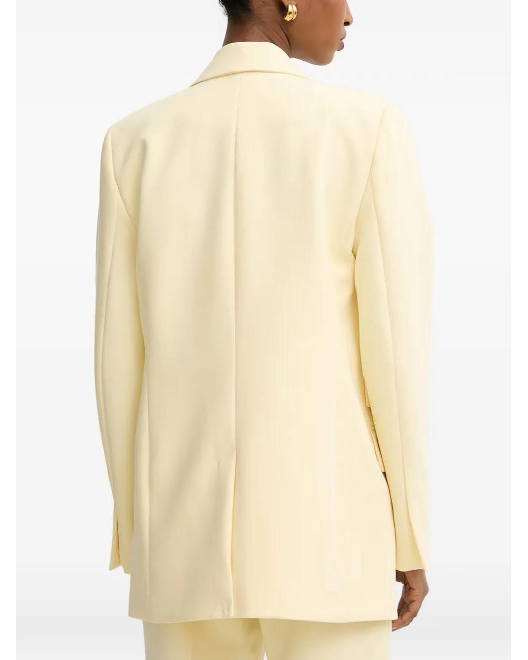 Morgan Natural Single-Breasted Blazer