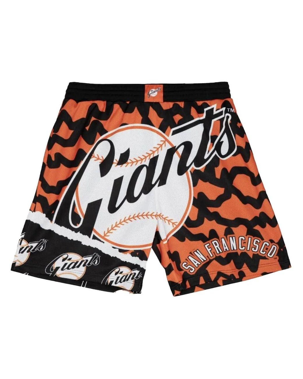 Mitchell & Ness Red "Nba San Francisco Giants" Jumbotron 2.0 Sublimated Shorts for men