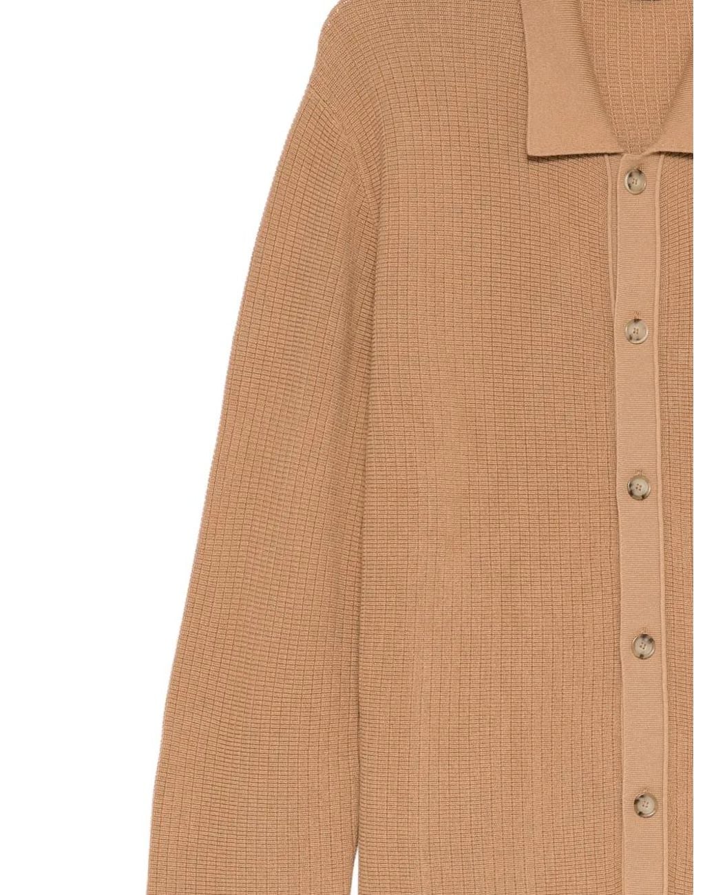 Boss Natural Logo-Patch Cardigan for men