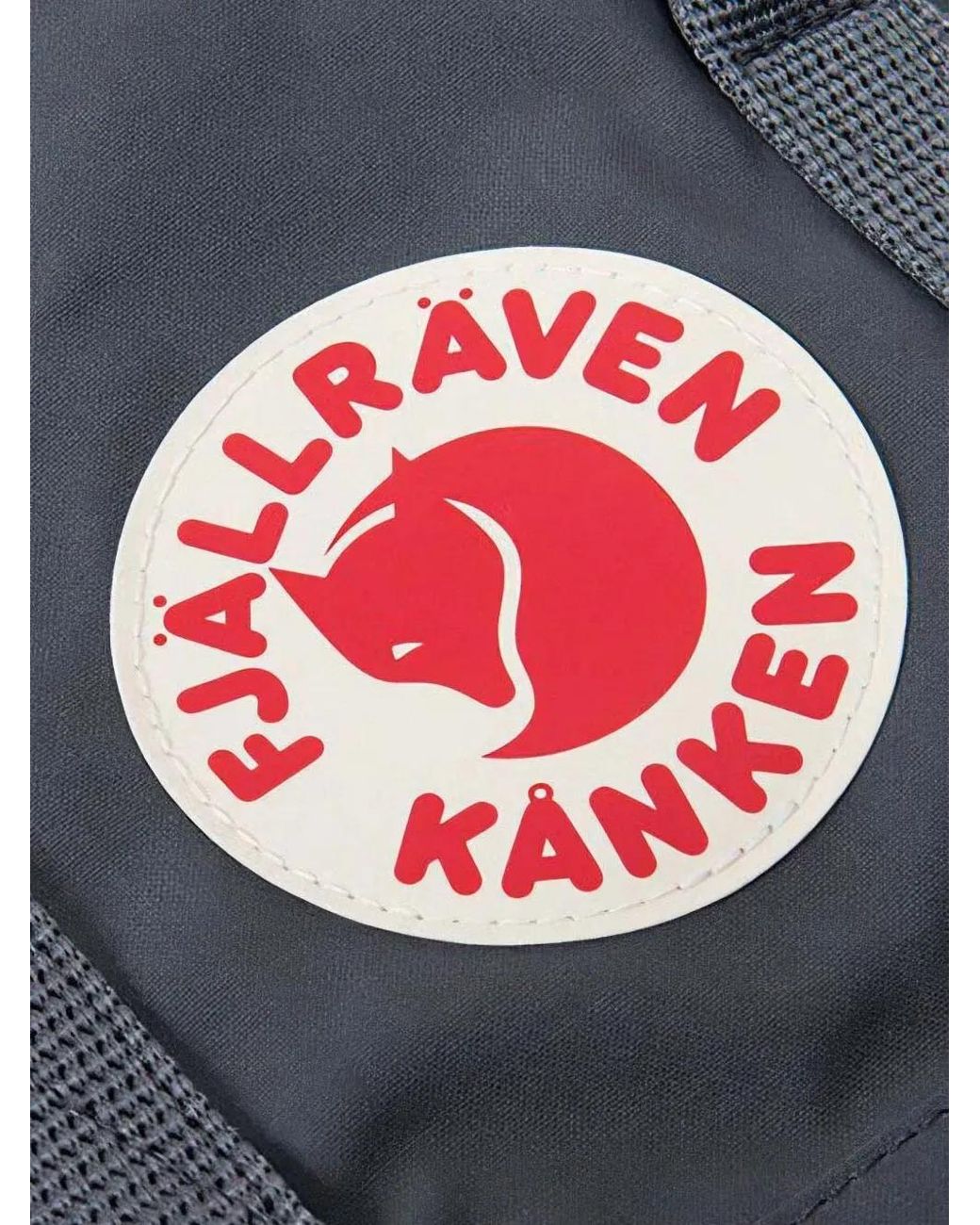 Fjallraven Blue Kånken Logo-Patch Backpack