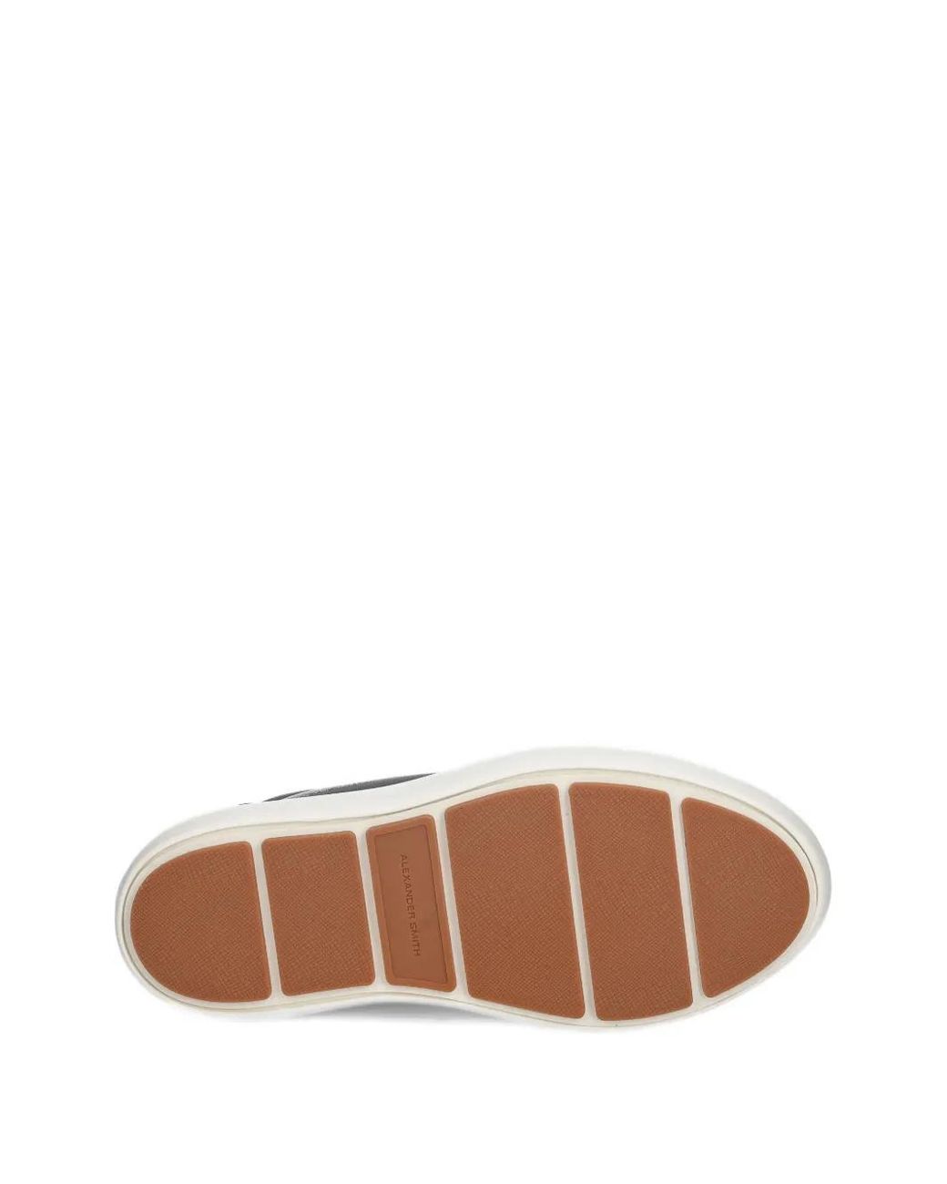 Alexander Smith Black Soho Leopard-Print Platform Sneakers