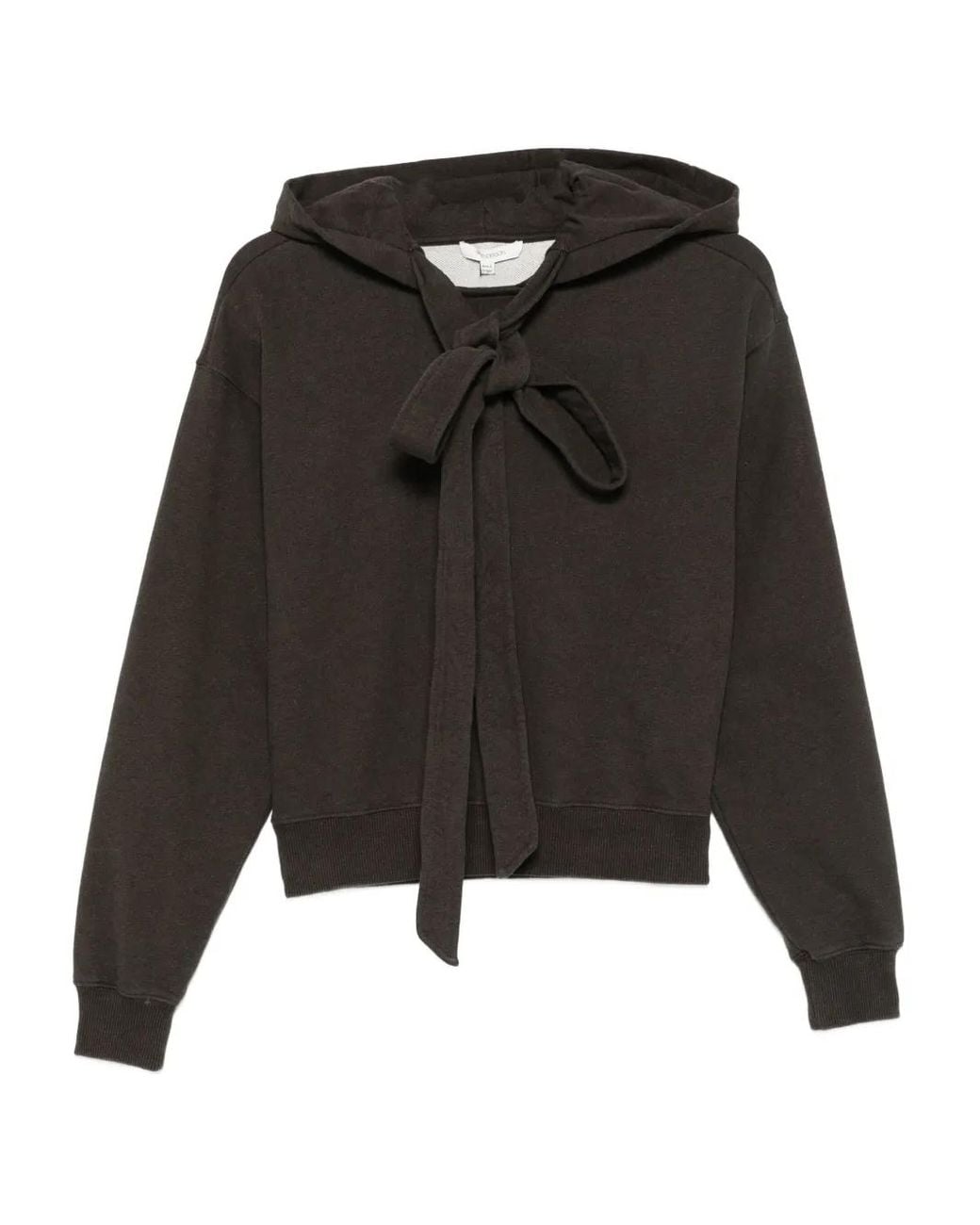 J.W. Anderson Black Tied Bow Hoodie