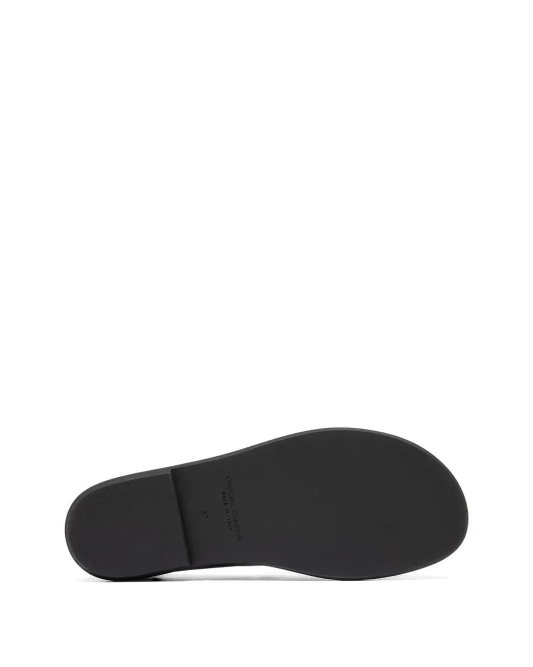 Officine Creative Black Furry Loafers
