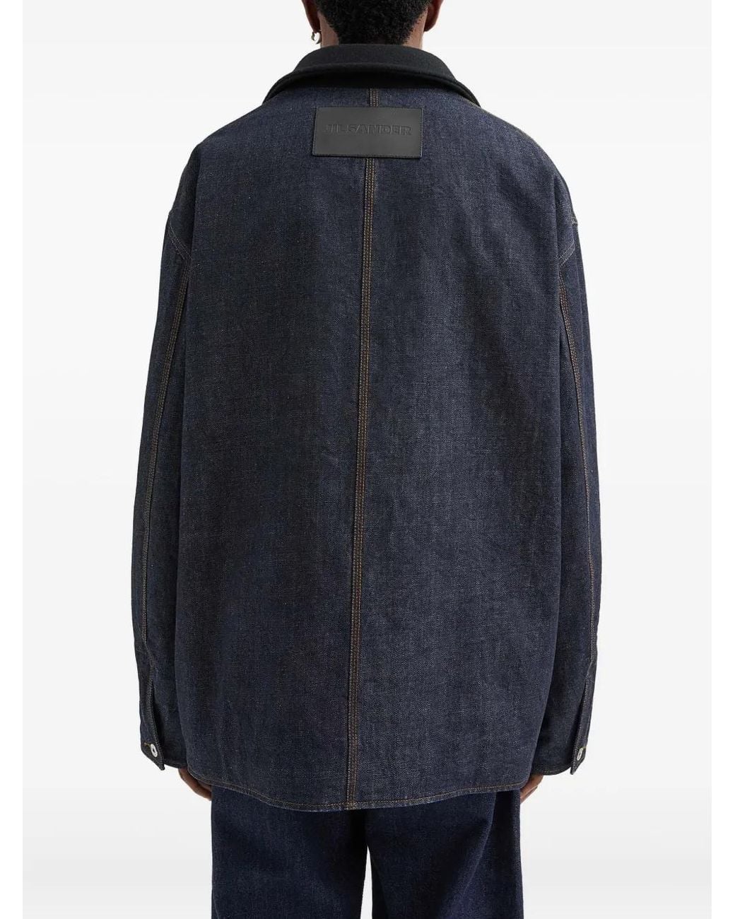 Jil Sander Blue Denim Jacket for men