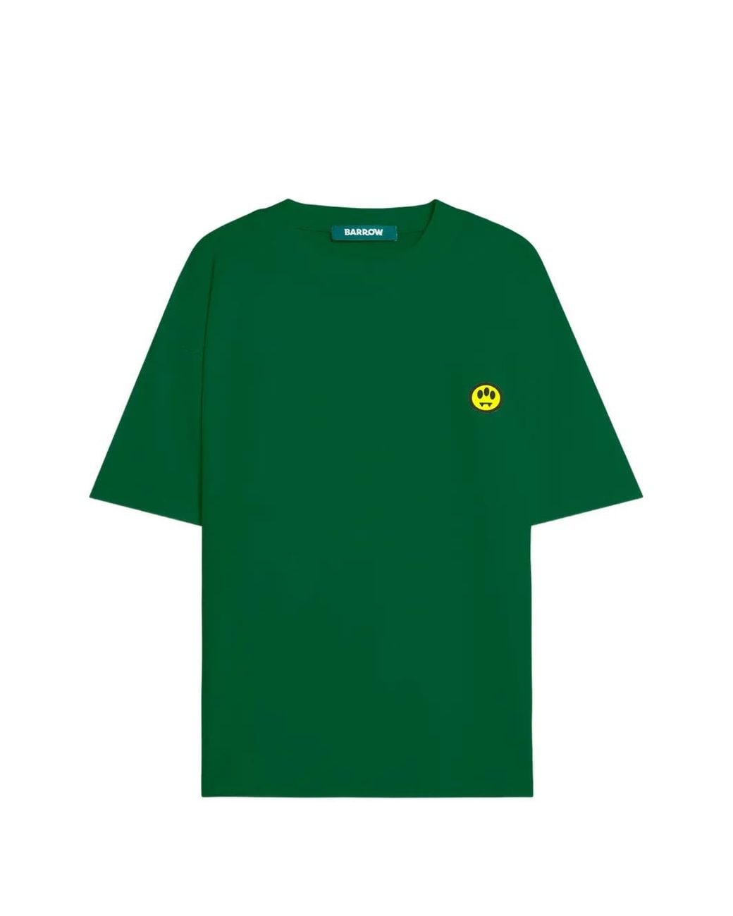Barrow Green Crew-Neck T-Shirt for men