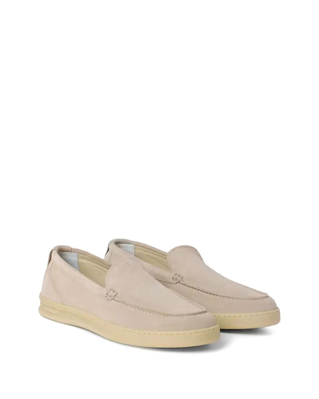 Woolrich Natural Mocassins En Daim for men