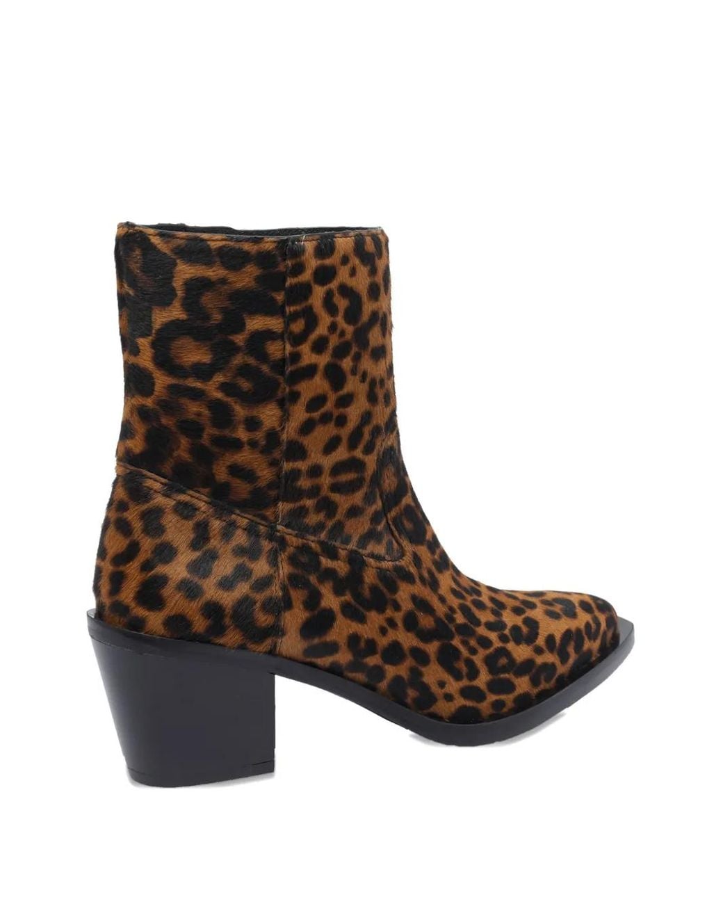 Stuart Weitzman Brown 70Mm Leopard-Print Ankle Boots