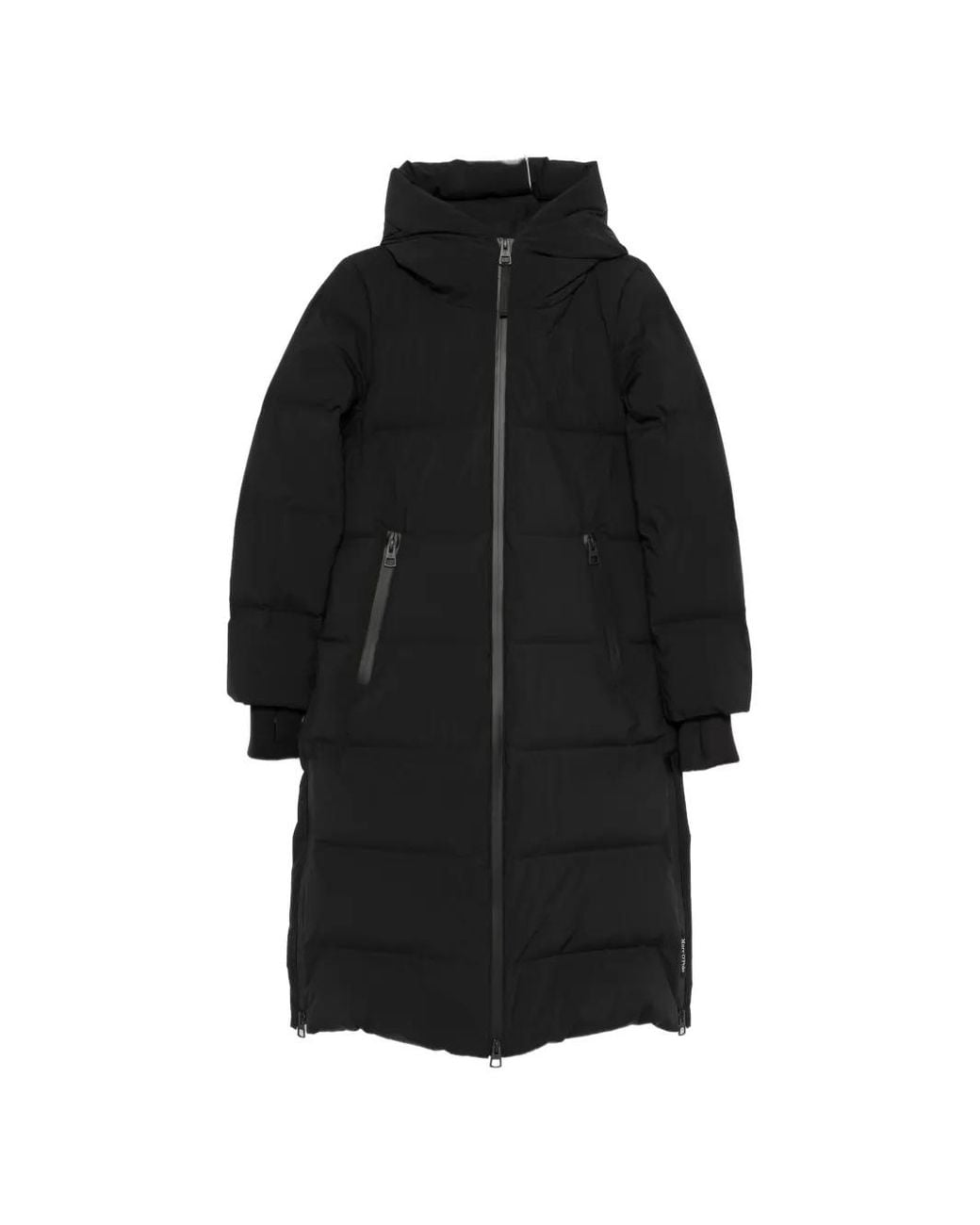 Marc O' Polo Black Padded Hooded Coat