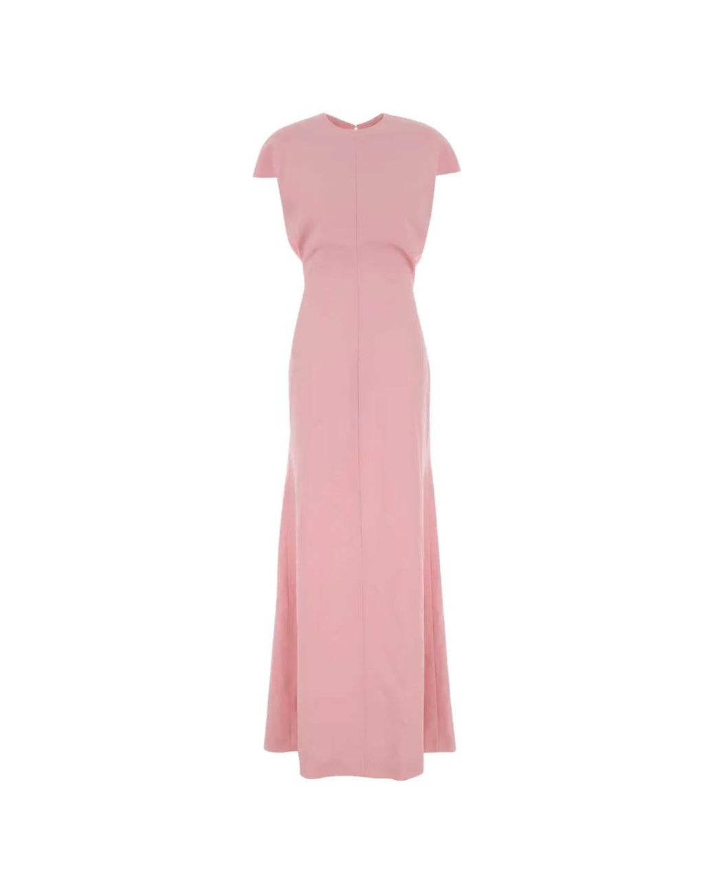 Jil Sander Pink Cut-Out Maxi Dress