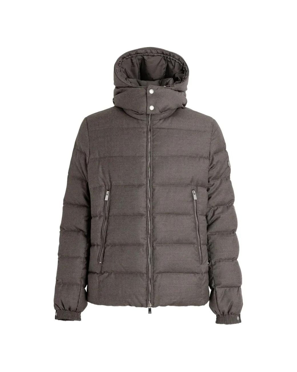 Tatras Brown Domiziano Hooded Quilted Jacket for men