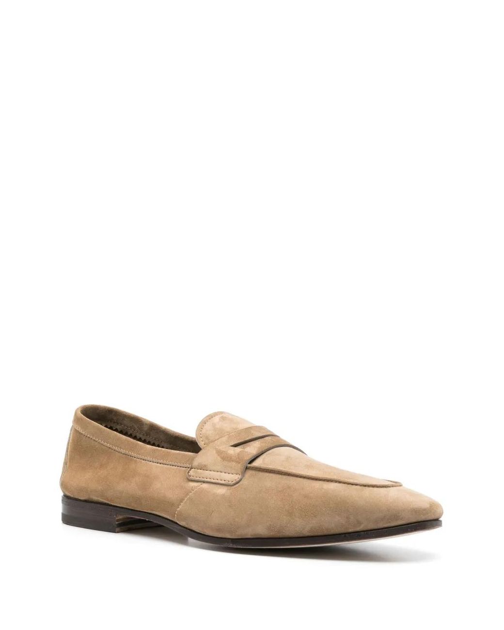 Henderson Brown Suede Loafers for men