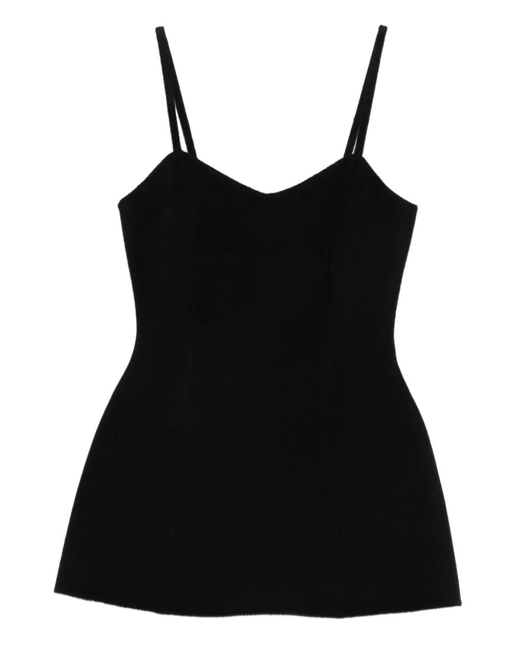 Rohe Black Double-Face Bustier Top
