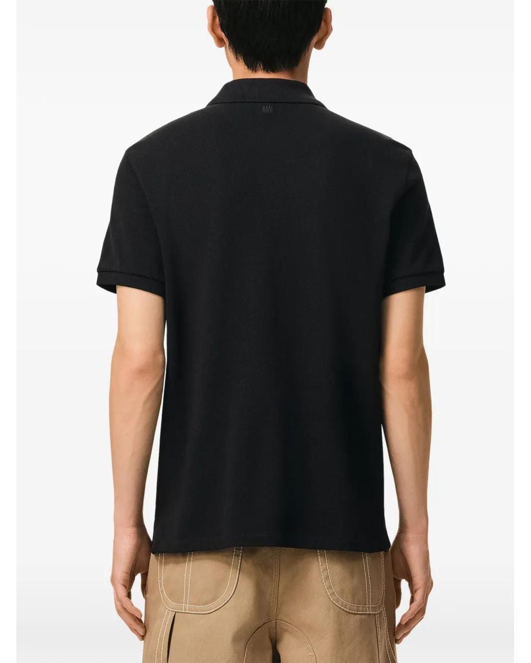 Polo Shirts AMI pour homme en coloris Black