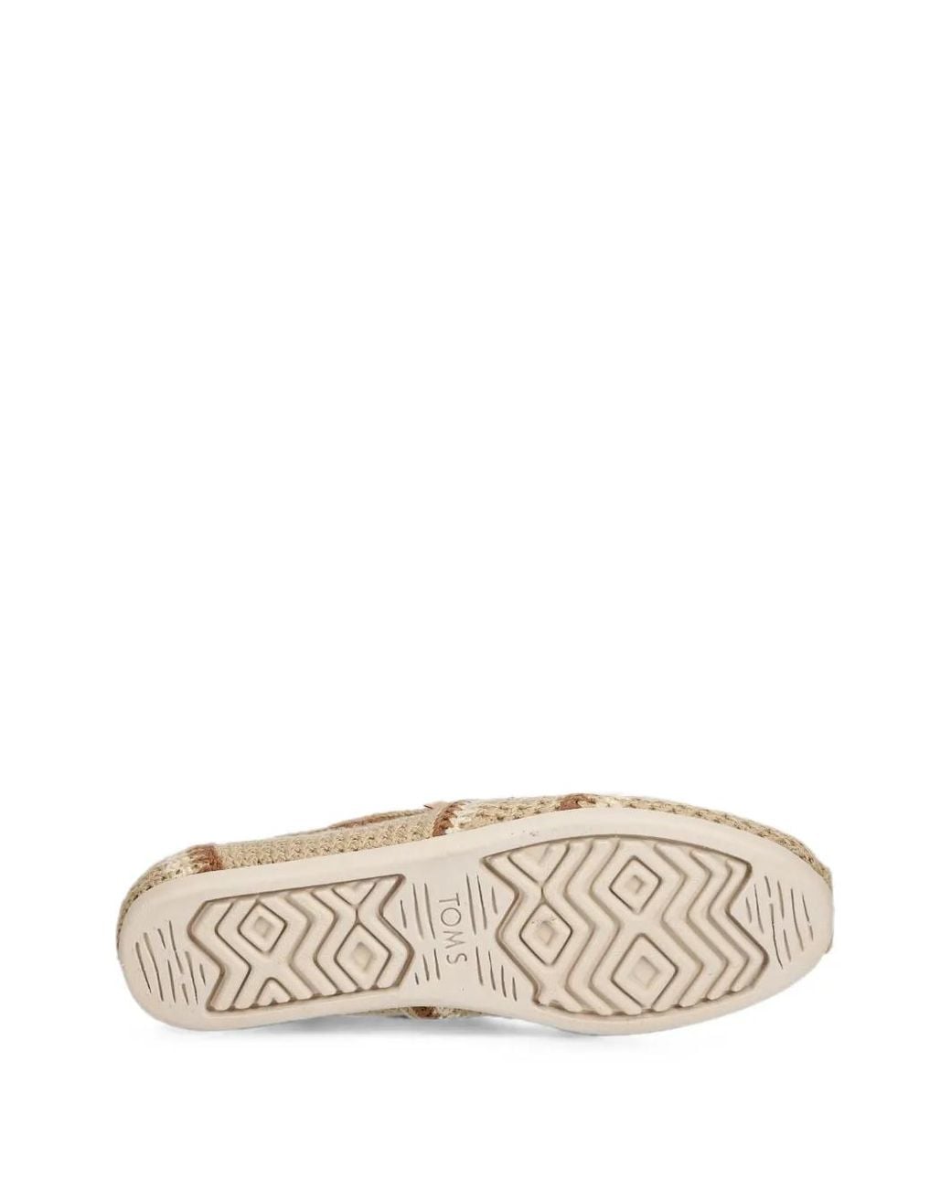 TOMS White Crochet-Knit Espadrilles
