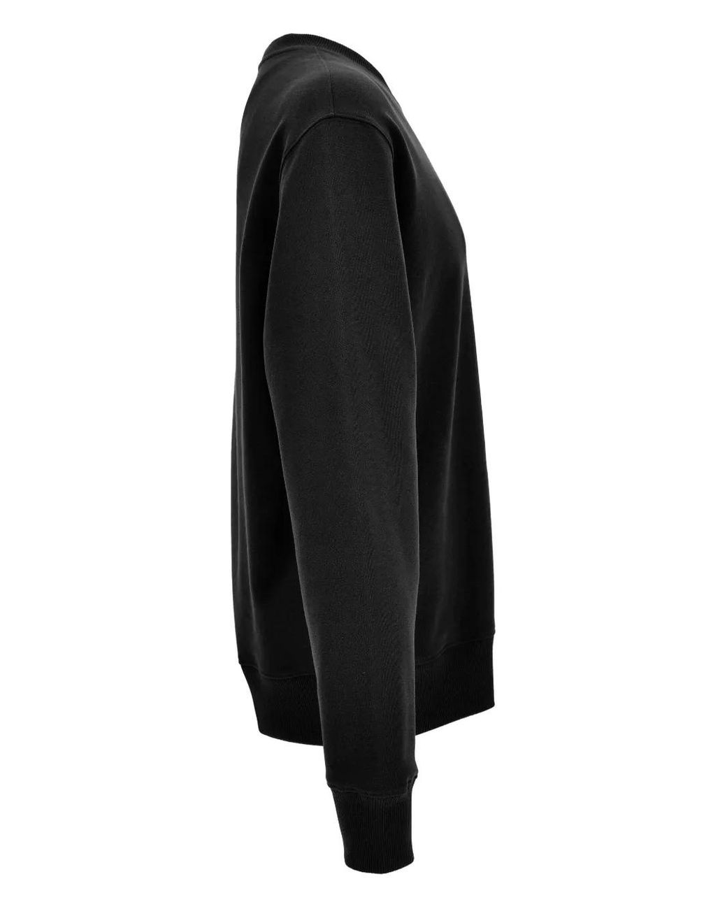 Versace Jeans Couture Black Logo-Patch Sweatshirt for men