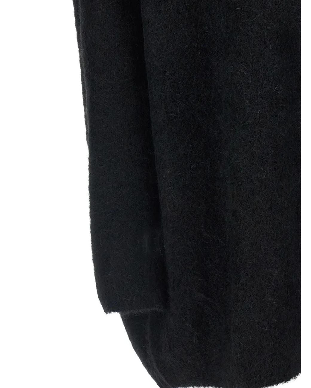 Nude Black Pull En Alpaga Mélangé Manches Courtes