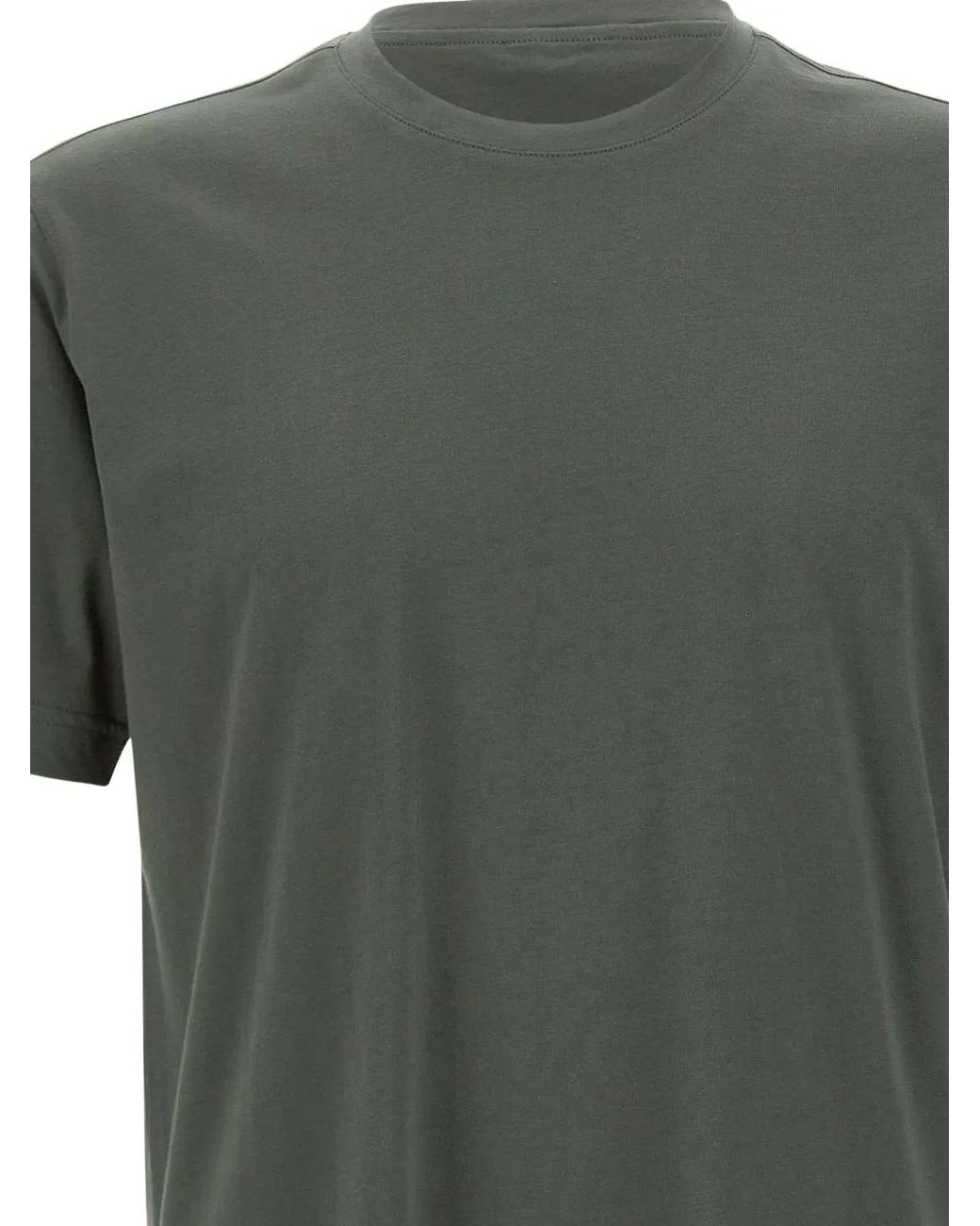 Diktat Gray Crew-Neck T-Shirt for men