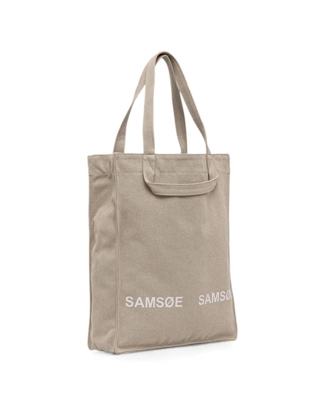 Bolso Shopper Salucca Samsøe & Samsøe de color Natural