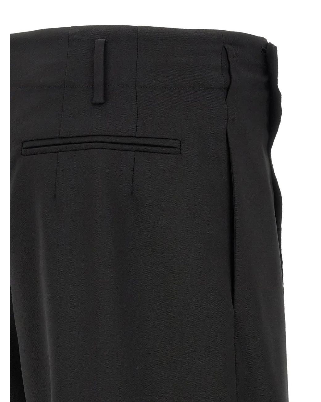 Kiko Kostadinov Black Cursus Double-Cut Trousers for men