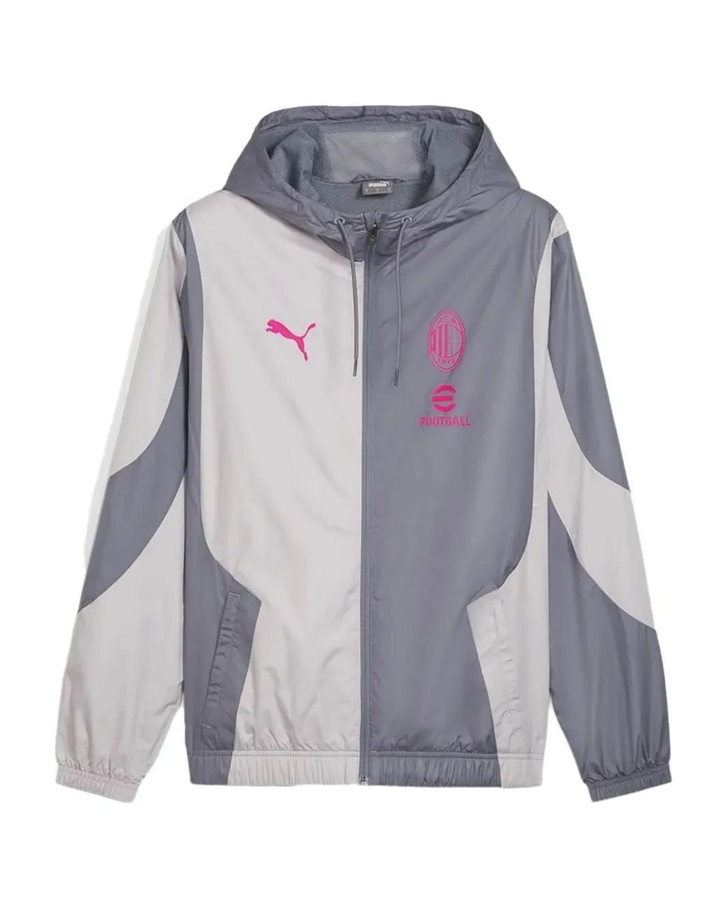 PUMA Gray Ac Milan Jacket for men