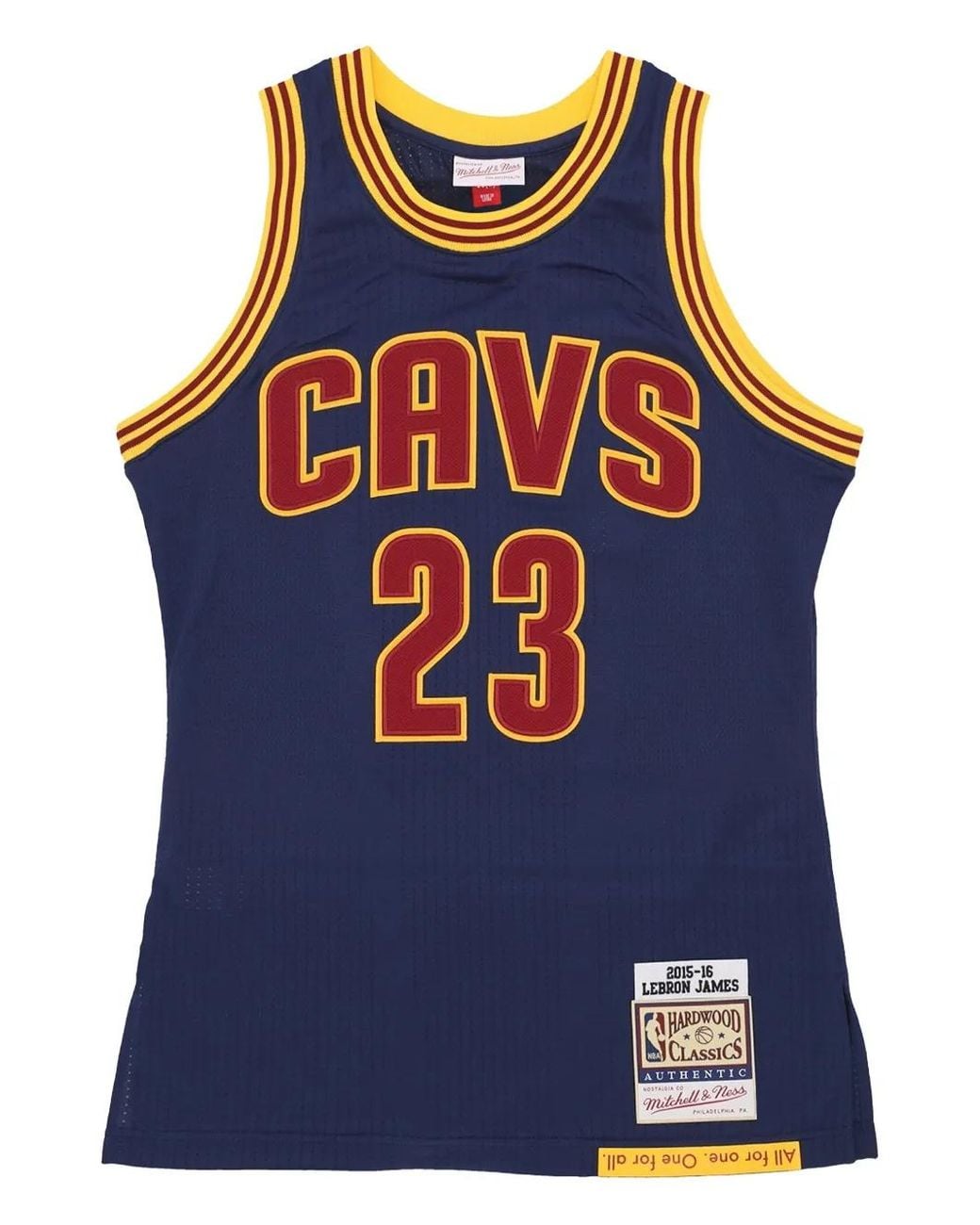 Mitchell & Ness Blue Nba Cavaliers 2015 Lebron James Tank Top for men