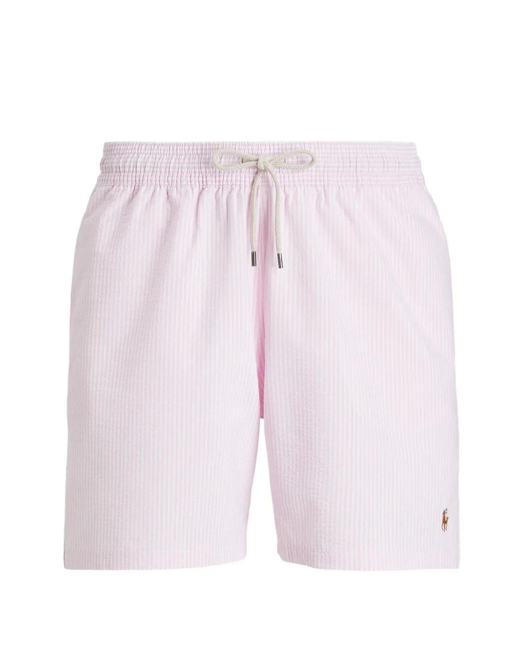 Polo Ralph Lauren Pink Short De Bain À Design Rayé for men
