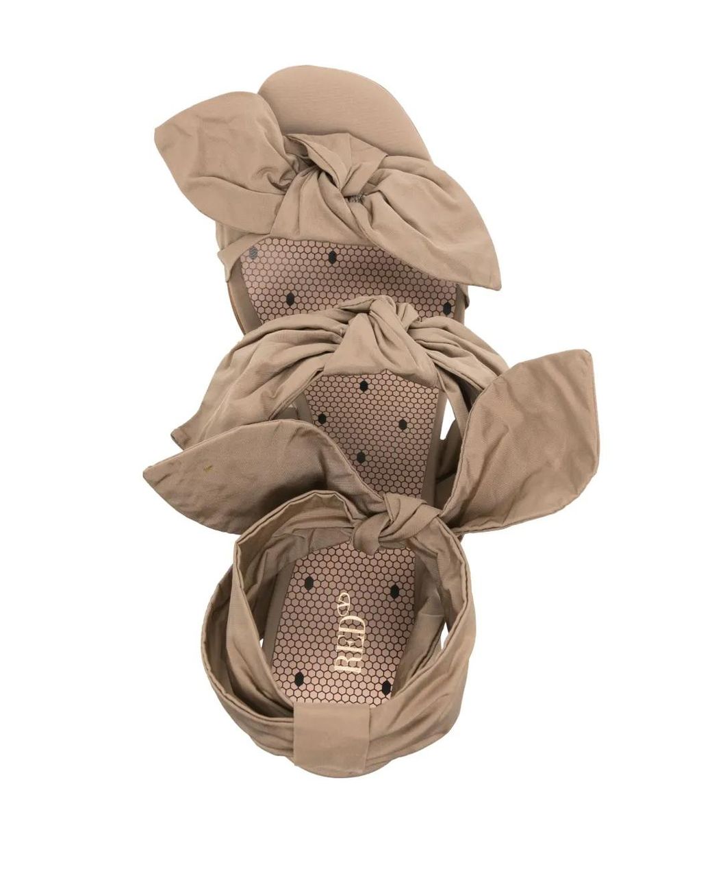 Red(v) Metallic Knot Me Up 85Mm Sandals