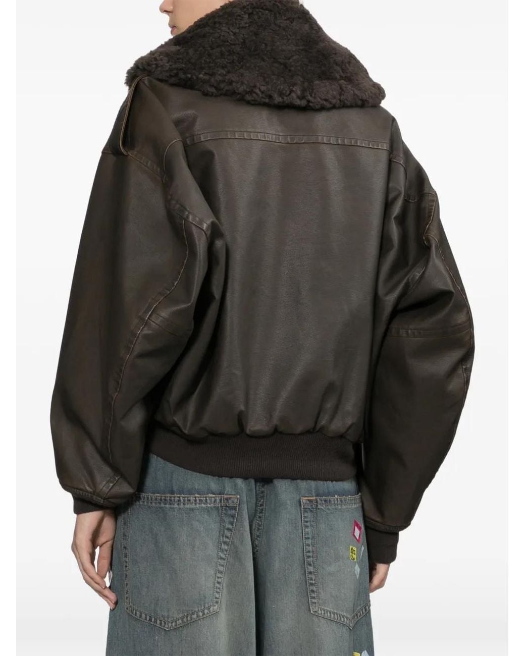 Maison Mihara Yasuhiro Black Detachable Collar Coated Jacket