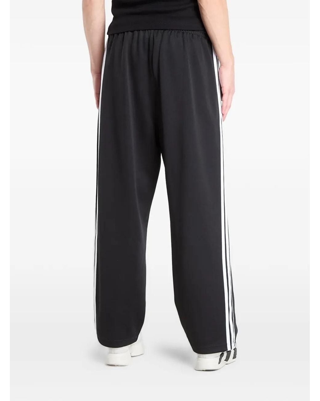 Adidas Black Adicolor Loose Track Pants for men
