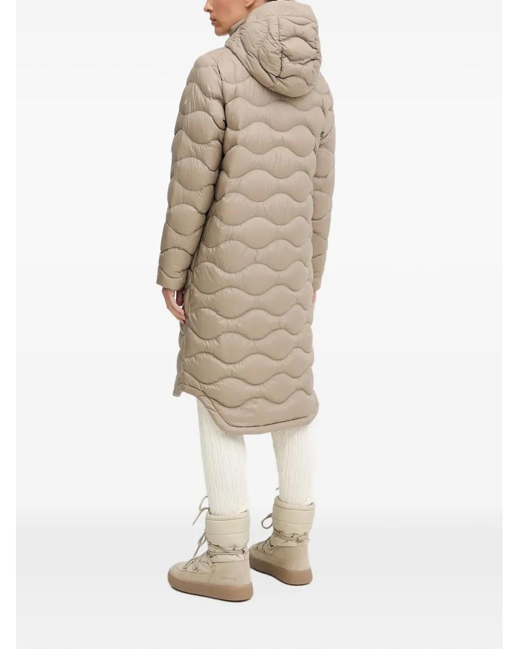 Peak Performance Natural Quilted Hooded Jacket