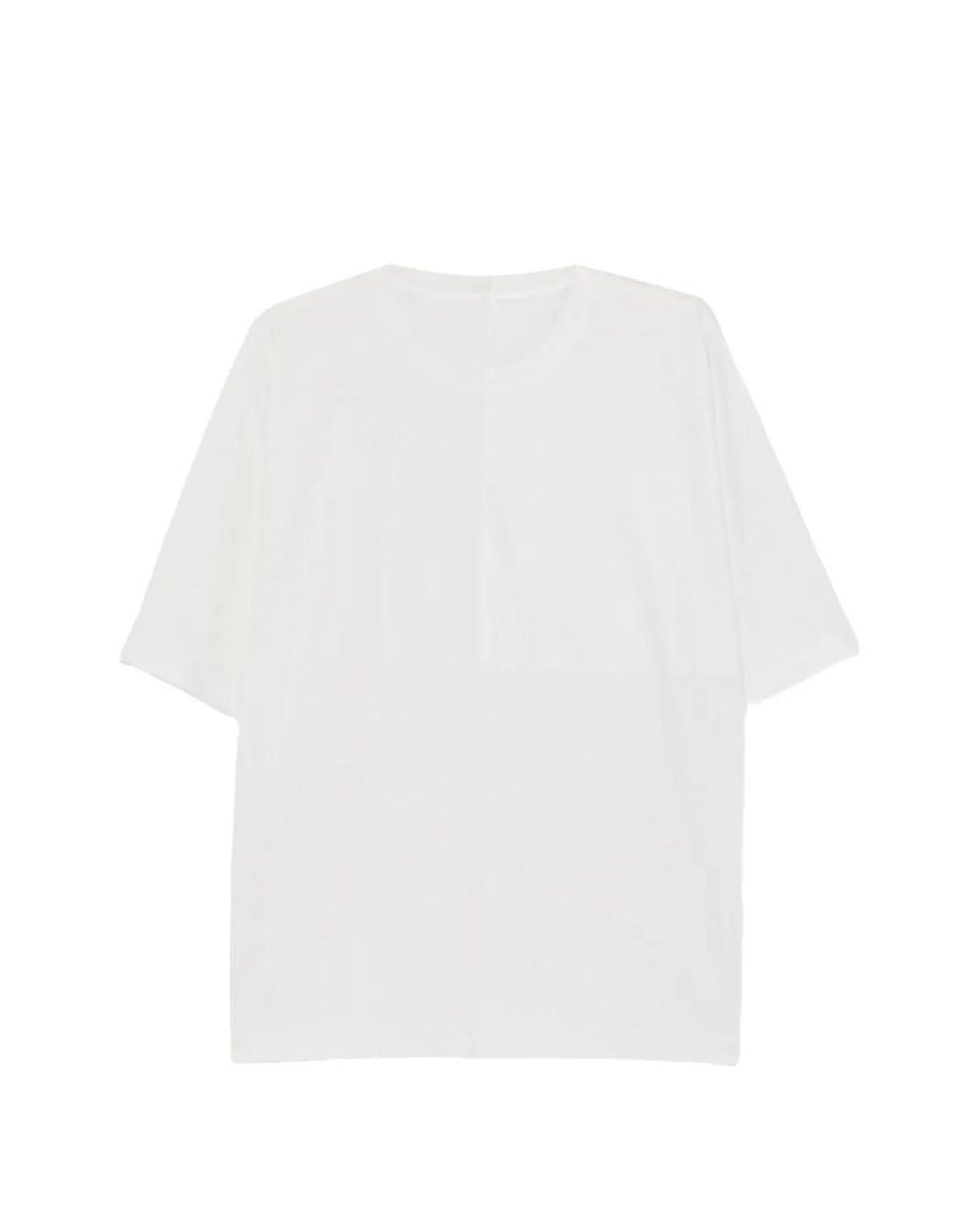 Issey Miyake White Crew-Neck T-Shirt for men