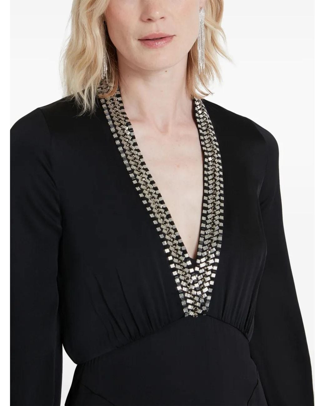 Temperley London Black Nina Maxi Dress