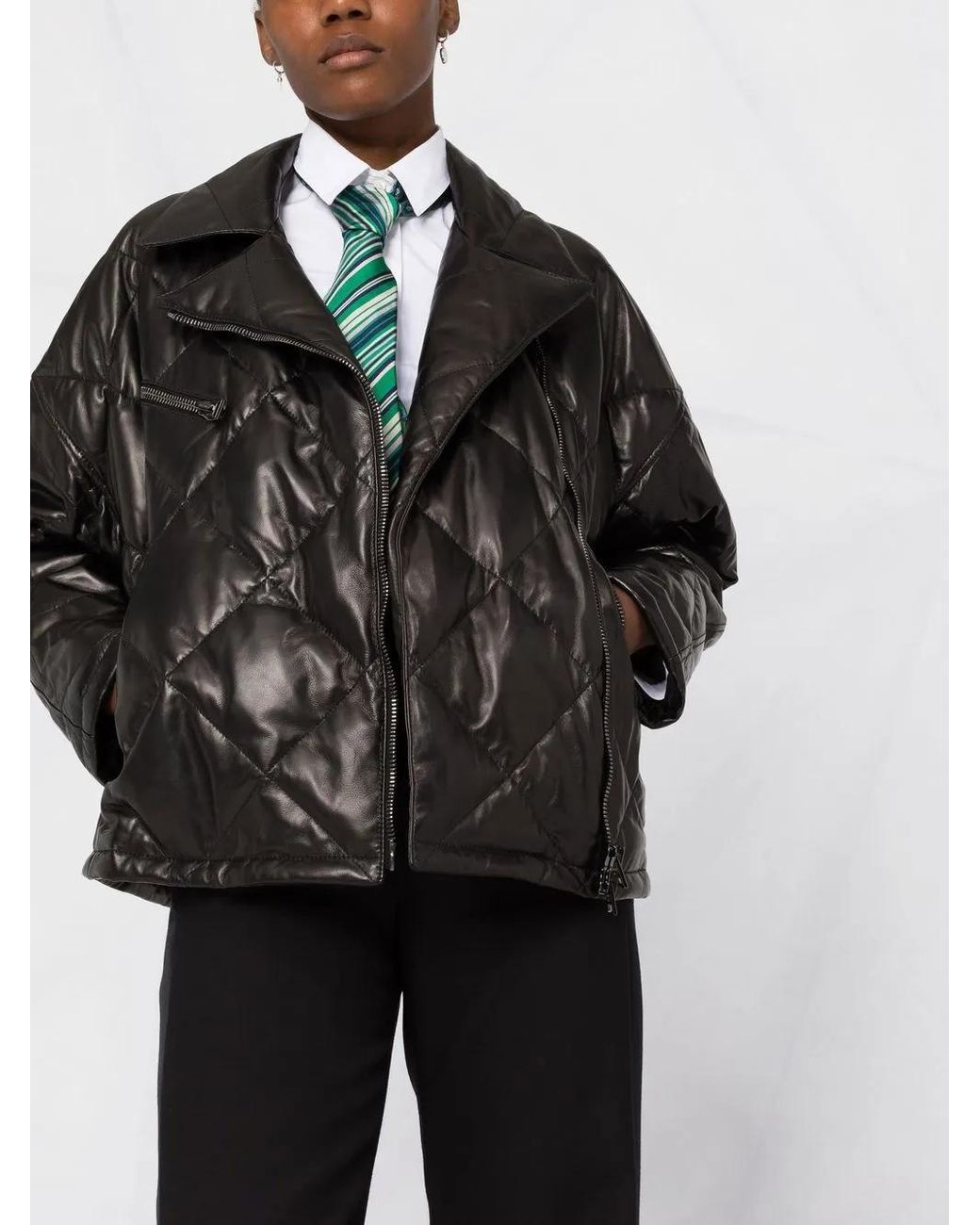 Tom Ford Black Quilted Leather Jacket